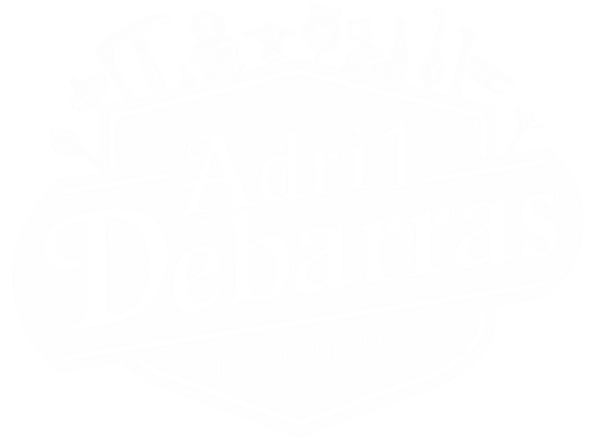 Adri 1 Débarras 41 - Logo entreprise de débarras/vide maison, brocante, antiquité en région centre - Val de Loire.